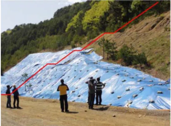 Fig. 1. Location of waste-dump slope for numerical analysis.