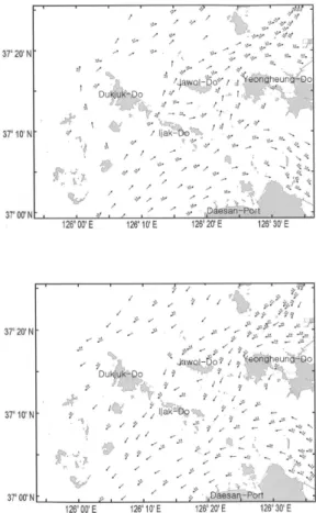 Fig. 2. Tidal current chart for Gyeonggi Bay.