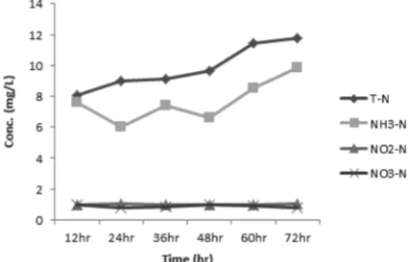 Fig. 10. Calculation of phosphorus concentration from leaching at H-Mid (1st investigation).