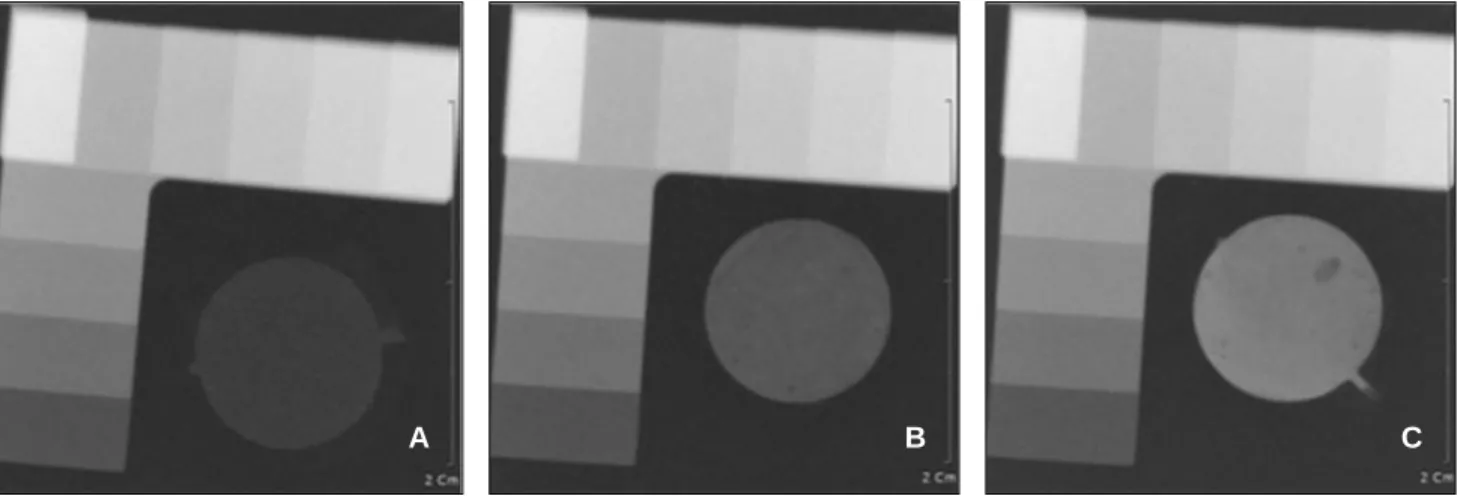 Fig. 2. 99% Aluminum step wedge.