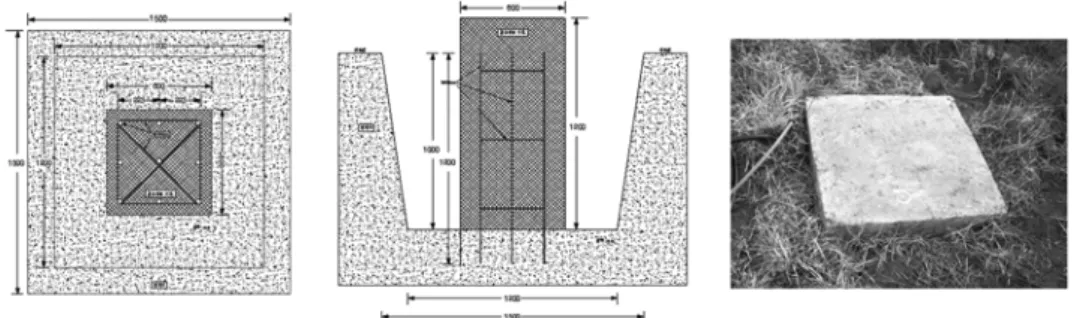 Fig. 4. Support frame and interior of the rack for housing a recorder system.