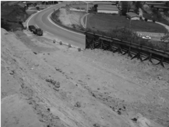 Fig. 7. Exposure at STA.0 + 400~0 + 420.