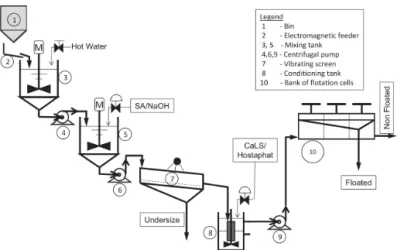 Fig. 2. Base process involves in plastic flotation method 31) .