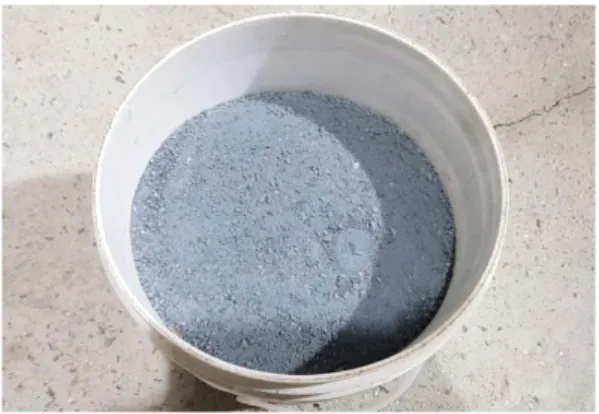 Fig. 3. The crude Tin obtained by gas reduction of waste tin oxide.