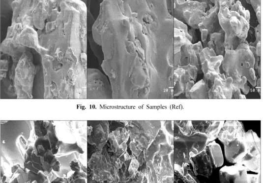 Fig. 11. Microstructure of Samples (CO 2  - 7 Hours).