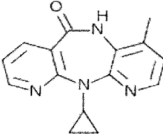 Fig. 1. Molecular structure of Nevirapine.