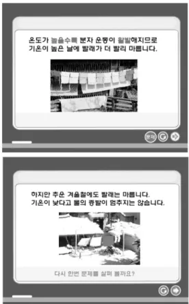 Fig . 3. Correct/incorrect answer feedback screen on F-CAI program.