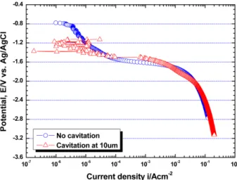 Fig. 1. Schematic diagram of the hybrid testing system for potentiostatic experiment under cavitation condition.