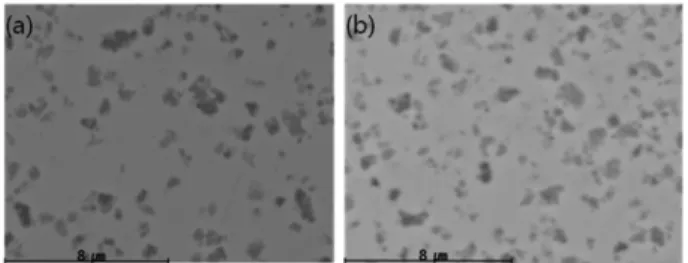 Fig. 4. Cross-sectional images of electrodeposited Ni- Ni-TiO 2  composite with different current characteristics in the electroplating solution of pH 1