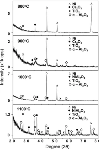 Fig. 1. Weight gain of Inconel 713 as a function of oxidation time and temperature.