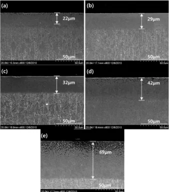Fig. 3. XRD patterns of nitrided STS 431 as a function of temperature and time.