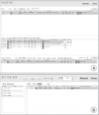 Fig. 4 shows the two chart forms designed in this study. 