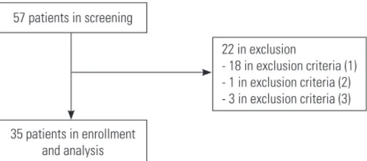 Fig. 1. Flow diagram of patient enrollment.