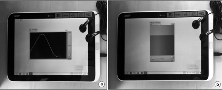 Fig.  2.  A  portable  respiratory  training  device  using  window-based  8  inch  Touch  Smart  Pad