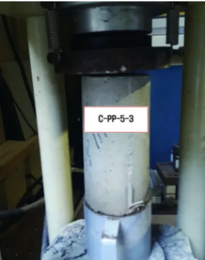 Fig. 3. Compressive strength test