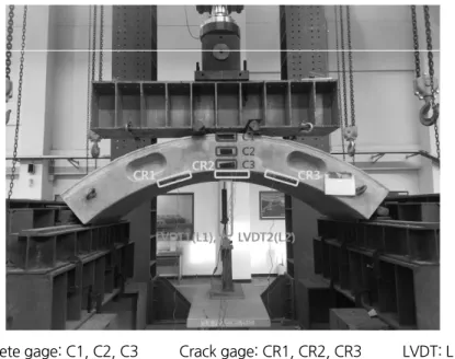 Fig. 5. Failures of tested segments