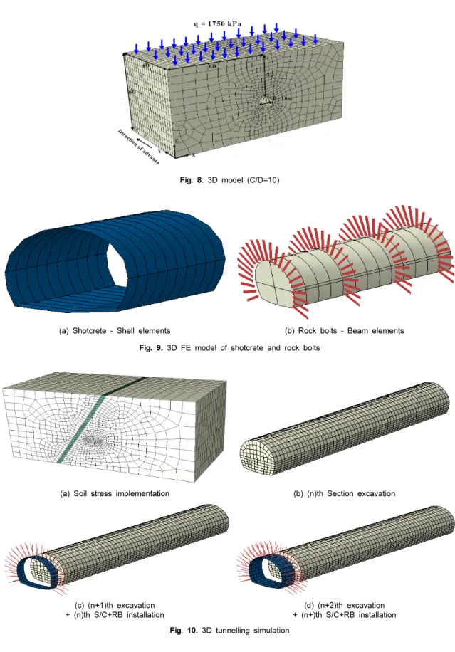 Fig. 8. 3D model (C/D=10)