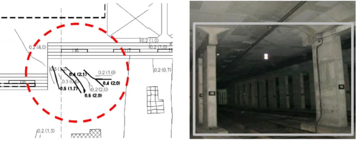 Fig. 2. Inspection map. Photo 3. Part in Section Change.