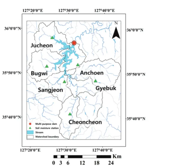 Fig. 2.  Locations of study sites.