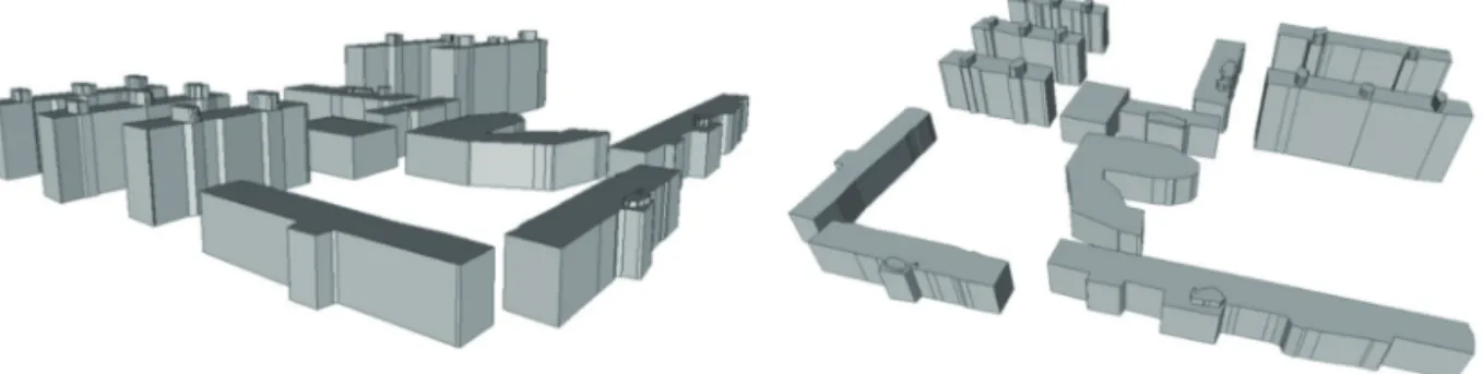 Fig. 18.  Building shape creation result by adjusting 3D coordinates (Siheung).