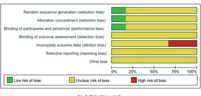 Fig. 3. Risk of bias graph.