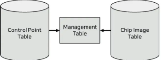 Fig. 4.  Process of automatic GCP extraction. Fig. 5.  Process of bias compensation.