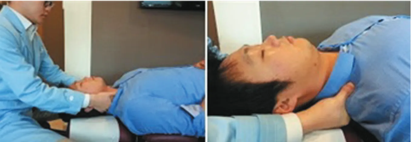 Fig. 5. Released and enhansed technique on thoracic vertebra.