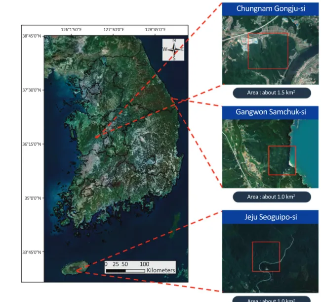 Fig. 1.  Study area based on its geo-spatial characteristics.