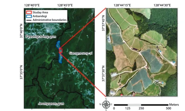 Table 1.  List of UAV images acquired in the study area
