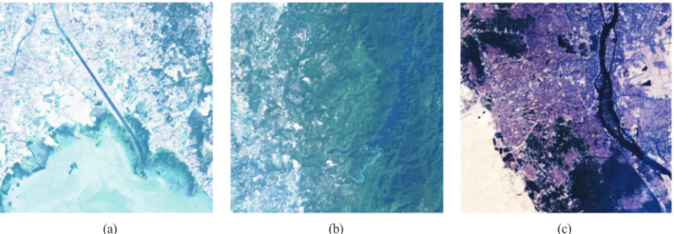 Fig. 2.  Two test areas (Site A and Site B) of Landsat-8 OLI image over Metro Manila in Philippines (Feb