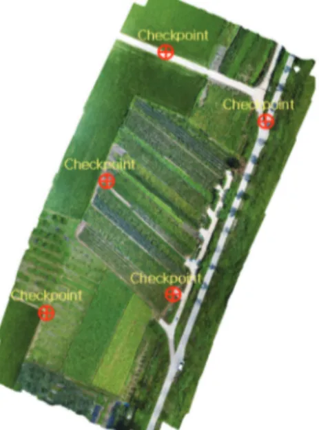 Fig. 6.  Location of checkpoints.
