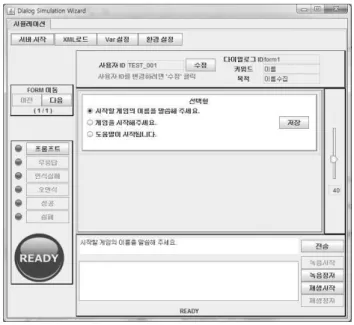 그림 10.  발화 녹음 및 저장 동작 과정 Figure  10.  Subject's  speech  recording  process