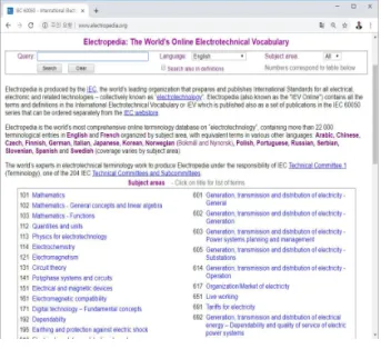 Fig.  2.  A  Page  of  a  Term  in  the  Electropedia