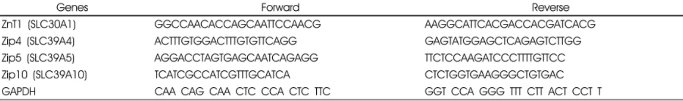 Table 2. The primer sequences used in this study
