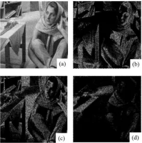 Fig.  3.  Collecting  the  pixels  belonging  to  the  confident  range  of  the  outlier  pixel  which  is  at  the  center  of  3x3  window