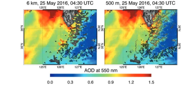 Fig. 3.  As Fig. 2 except for 5 June 2016 at 05:30 UTC.