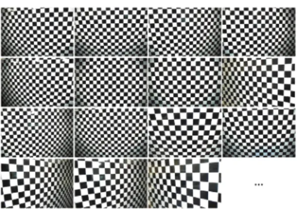 Fig 4.  The Chessboard for camera calibration in laboratory