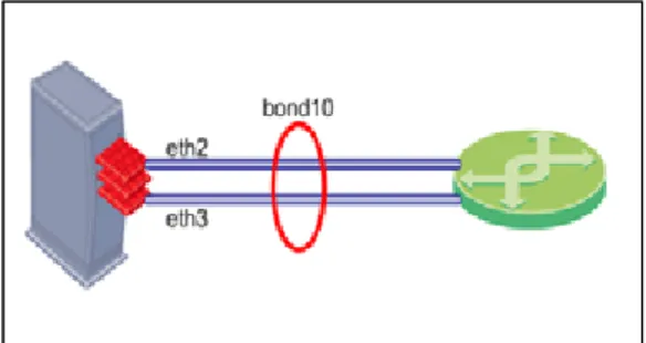 Fig.  4.  Link  aggregation  between  a  switch  and  a  server