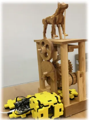 Fig. 9. Converged art of work using automata and arduino