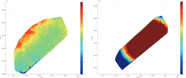 Fig. 11.  The vertical accuracy of DEM generated using fixed wing UAV images in comparison to LiDAR data.
