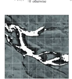 Fig. 3.  Examples of the partitioned blocks of the size of 9 x 9 after image partitioning