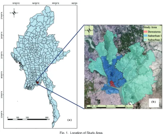Fig. 1.  Location of Study Area.