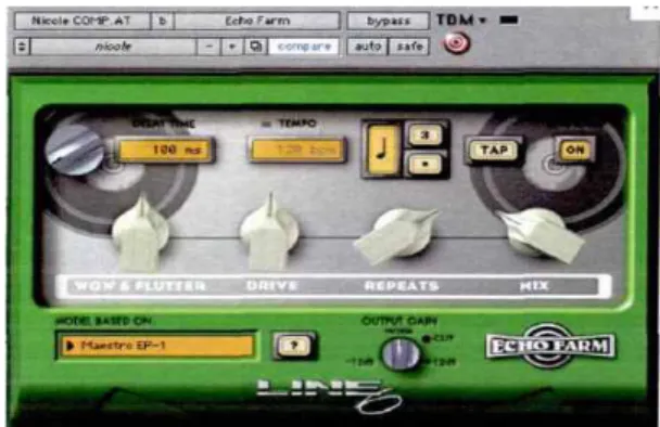 Fig.  1.  Line6  Echo  Farm  software  imitate  Line6  ECHO  hardware