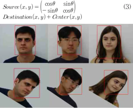 그림  7  회전  검출  이미지 Fig.  7.  Image  rotation  detection