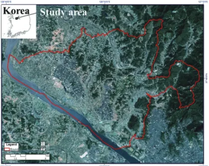 Fig. 2.  Study area, Goyang-si, Korea.