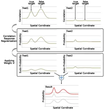 Fig.  5.  Combination  of  correlation  responses  on  multi-WDCF
