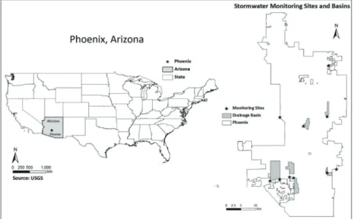 Fig. 1.  Study Area: Phoenix, Arizona.