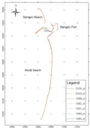 Table 2. Accuracy analysis of aerial triangulation(*: 2nd triangulation) Year No. of GCPs Full Image 