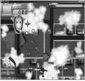 그림 8 유도탄 연기 궤적 Fig 8. Smoke missile trajectory