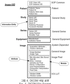 그림 4. DICOM 파일 포맷 Fig. 4. DICOM File Format